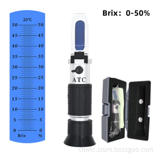 Refractometer 0-90 Brix: Accurate Handheld Device for Measuring Sugar Content